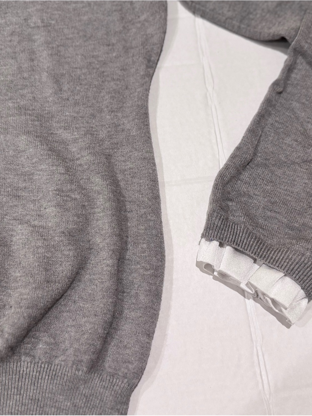 Ontwelfth Embellished Grey Crewneck Sweater - Picture 6 of 11